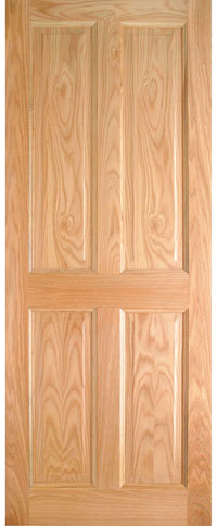 FastFix Doors and Doors | B&G Lawrence Oak 4 Panel Pre-Finished Internal Door