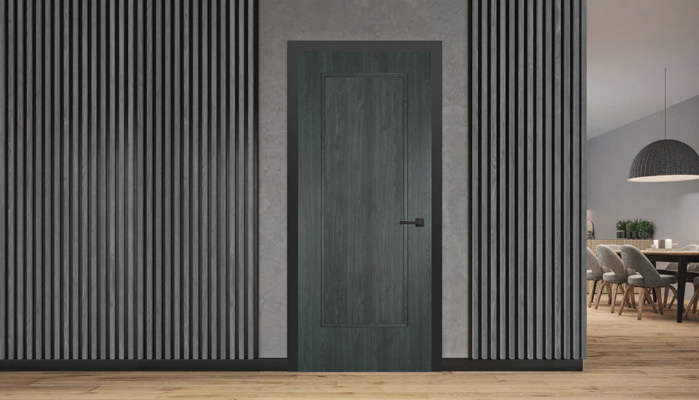 FastFix Doors and Doors | Doras Erkado Midnight Grey 1 Panel