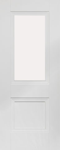 FastFix Doors and Doors | Darwin White Primed with Frosted glass